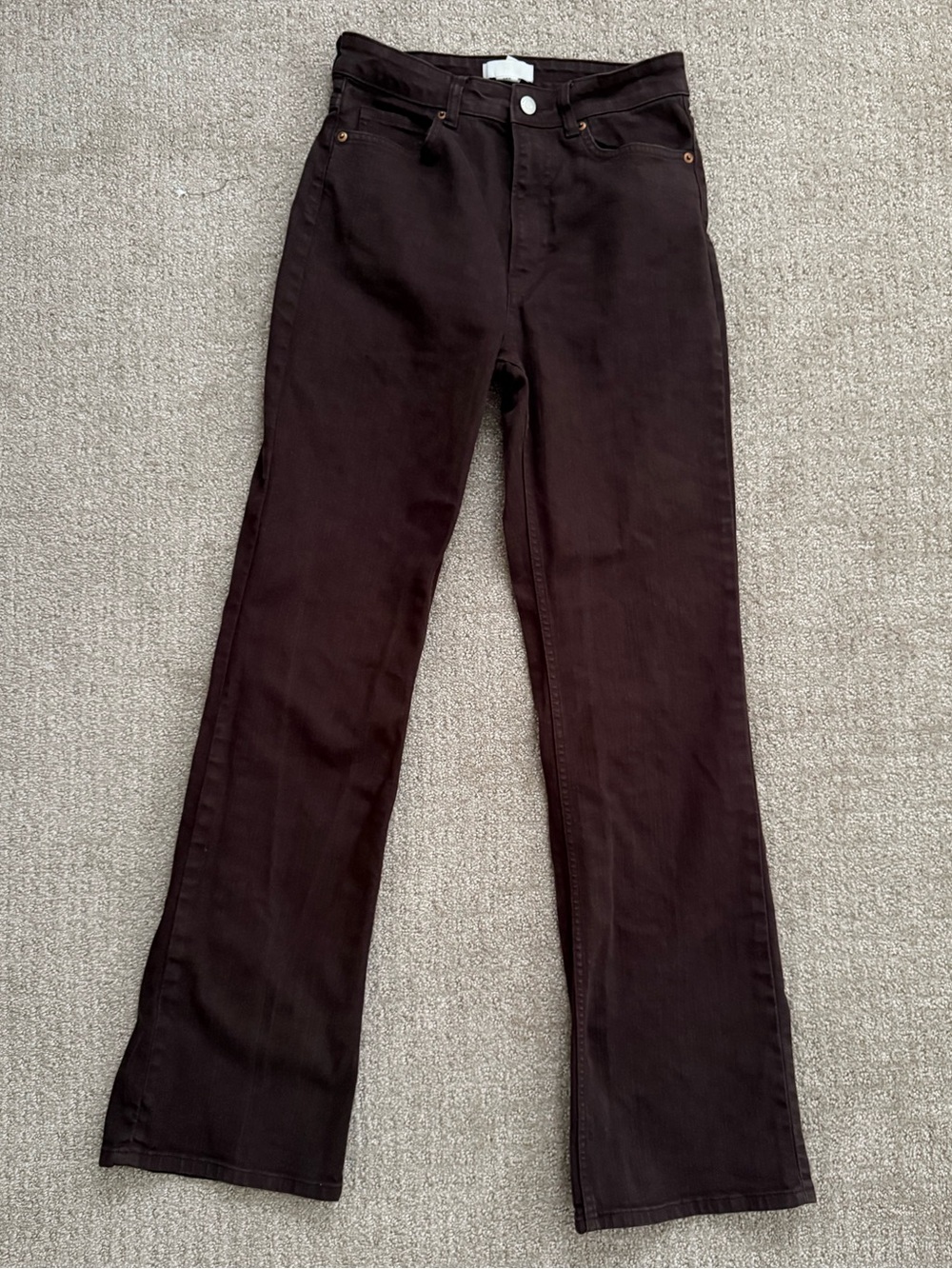 H&M Brown Bootcut High Jeans - Picture 1 of 2